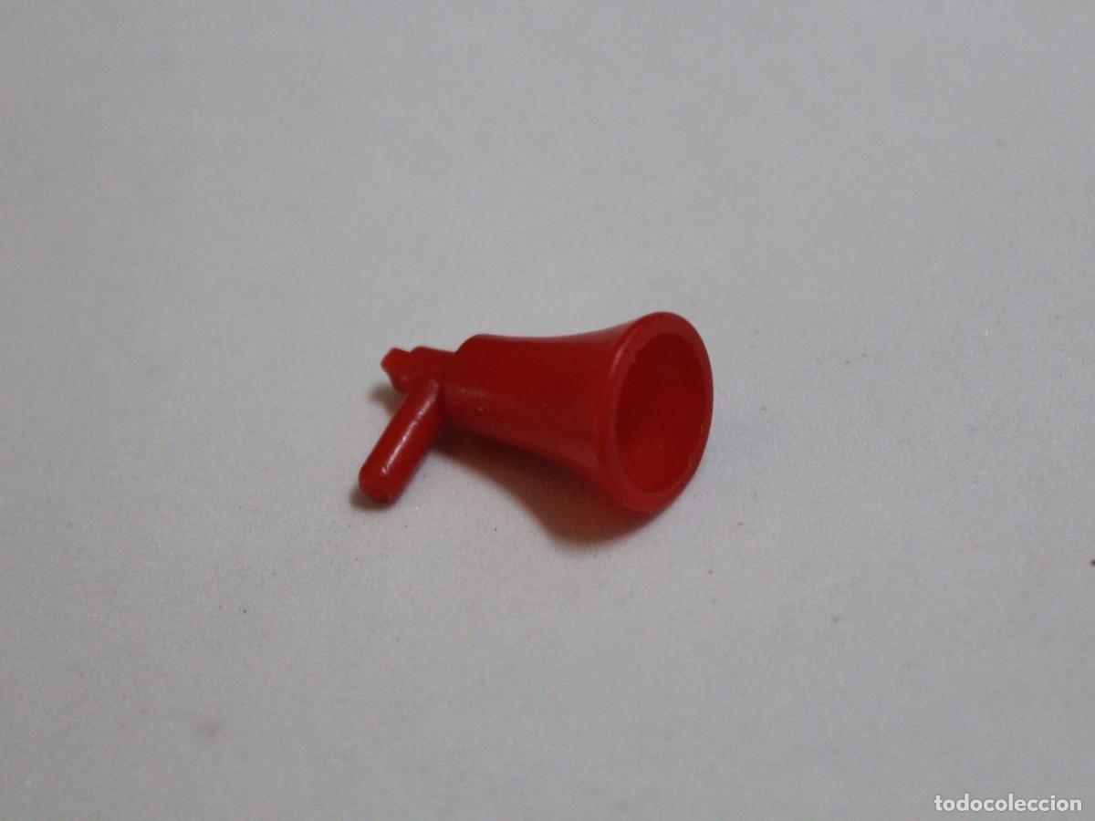 Playmobil: Accesorio playmobil meg&aacute;fono rojo altavoz ciudad polic&iacute;a bomberos
