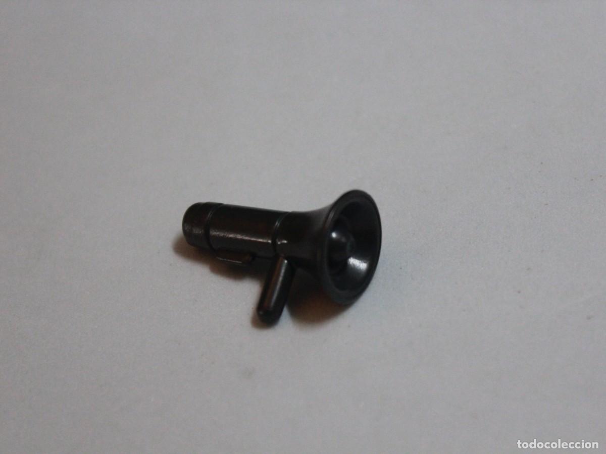 Playmobil: Accesorio playmobil meg&aacute;fono negro altavoz polic&iacute;a ciudad
