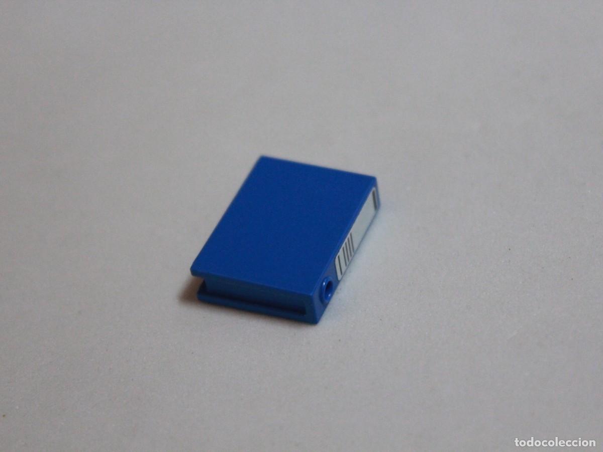 Playmobil: Accesorio playmobil libro carpeta azul con etiqueta