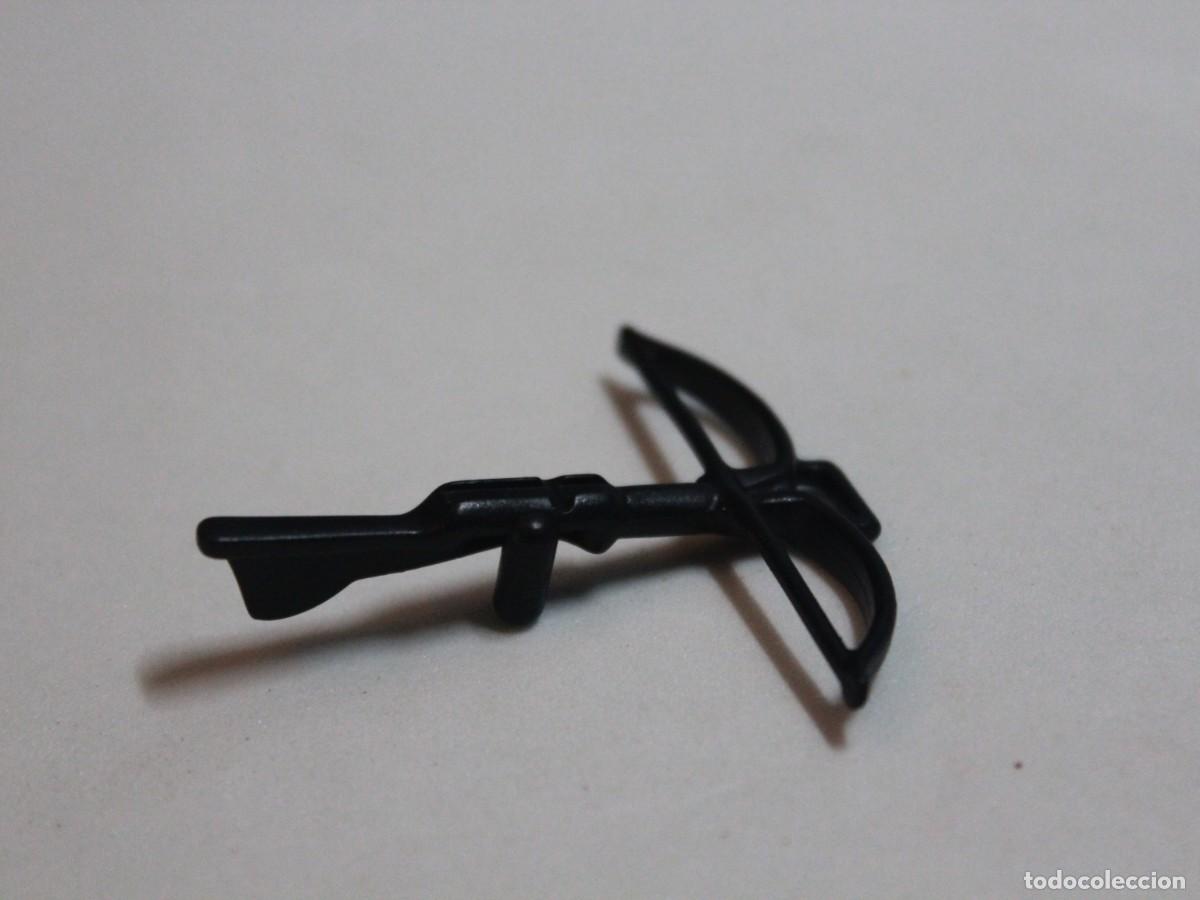 Playmobil: Accesorio playmobil ballesta negra arma medieval arquero