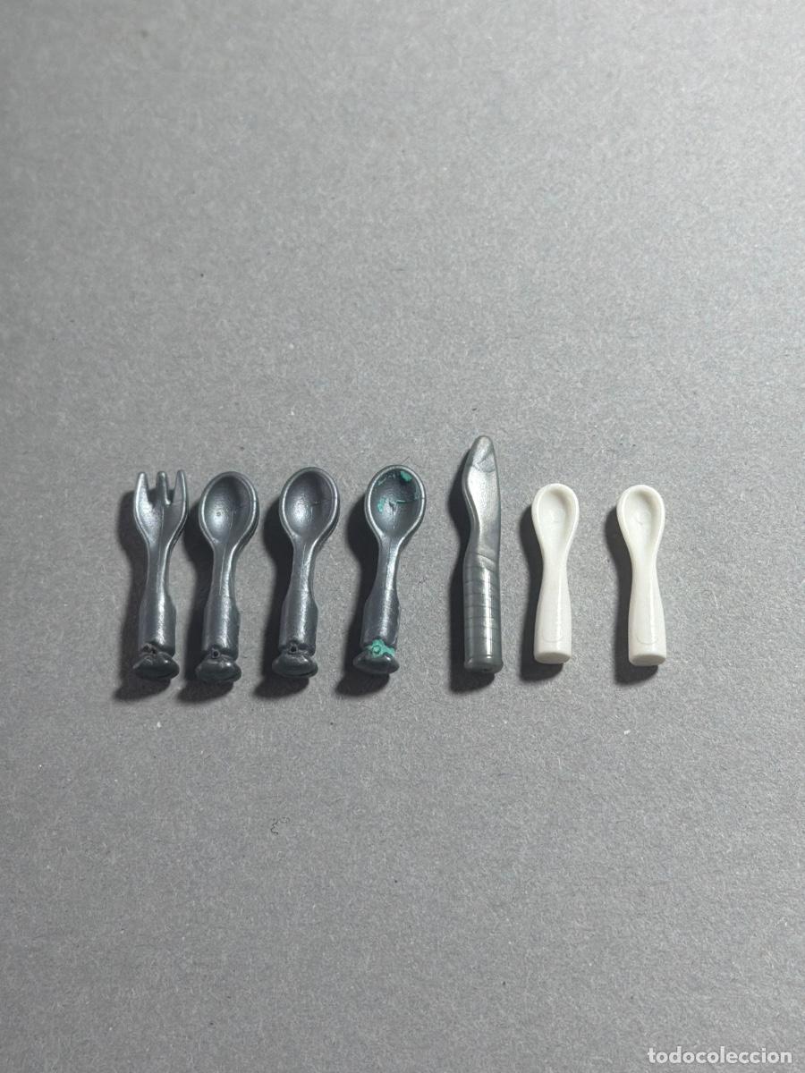 Playmobil: Playmobil accesorio set cubiertos tenedor cuchara cuchillo cuchar&oacute;n cocina