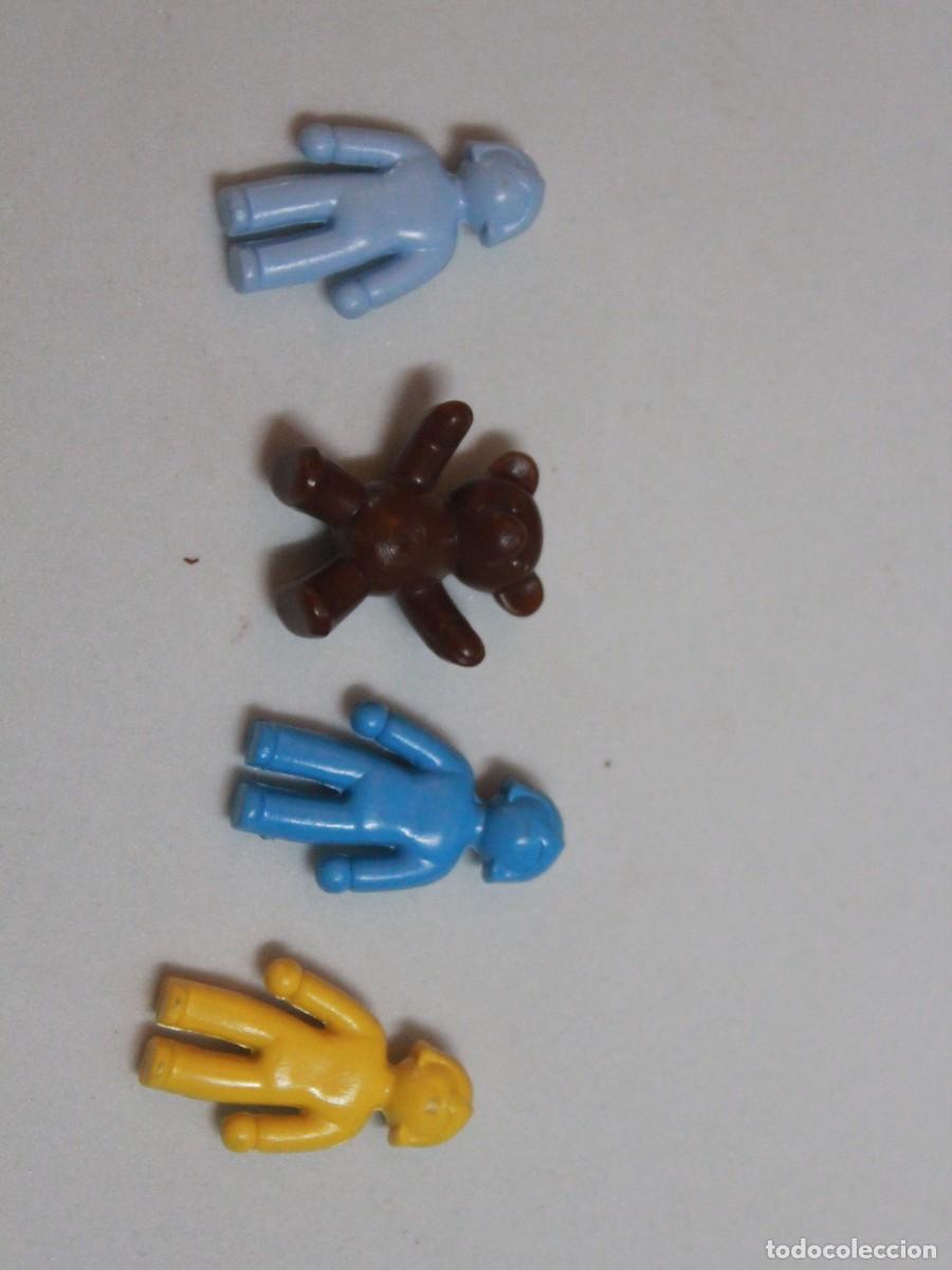 Playmobil: Accesorio playmobil lote mini figuras mu&ntilde;ecos azul amarillo marr&oacute;n