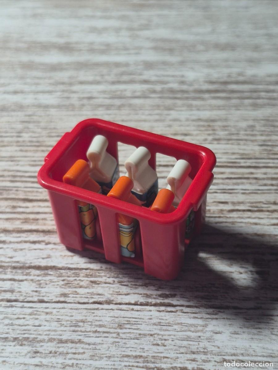 Playmobil: Caja bricks leche y zumo planta comida verdura accesorio complemento Playmobil
