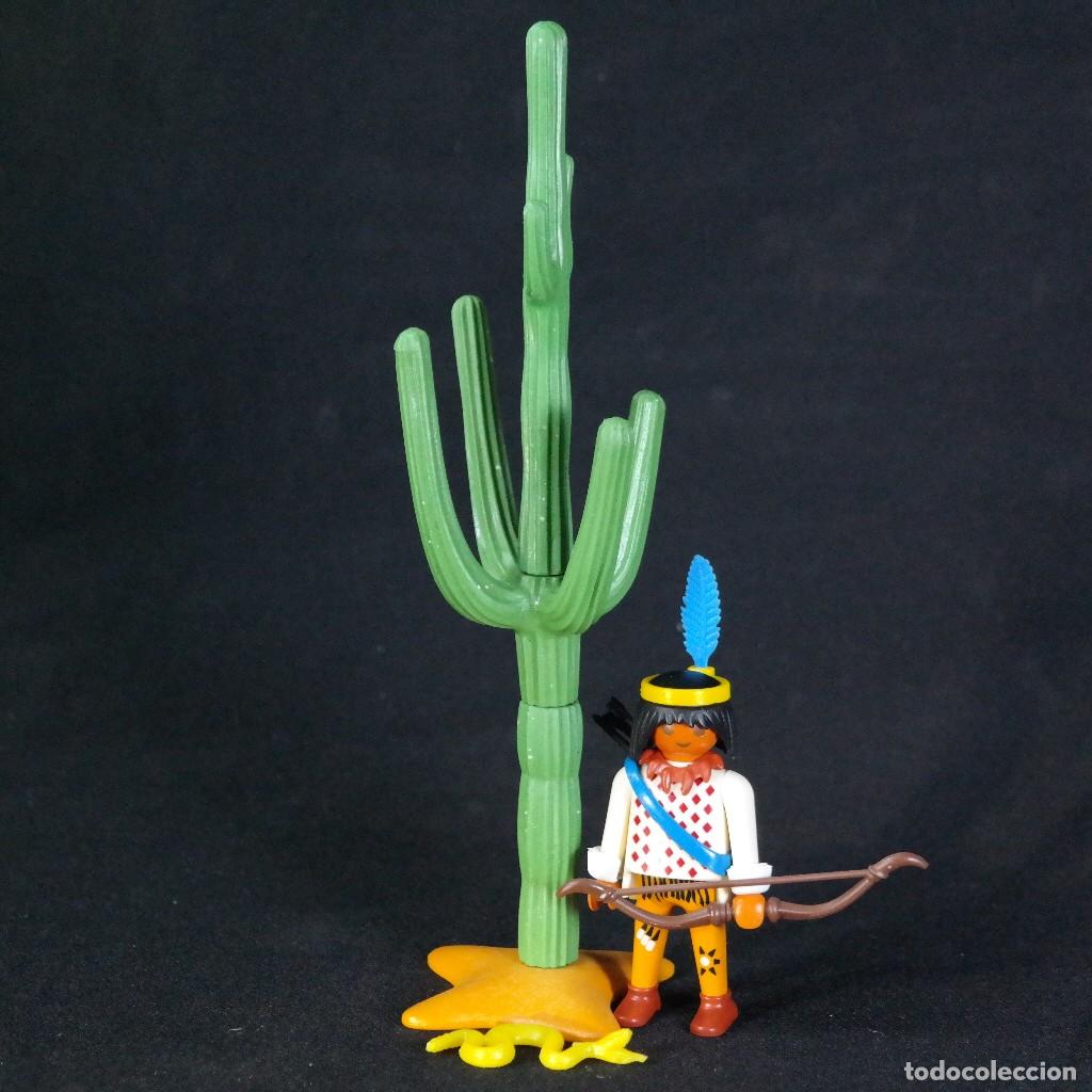 Playmobil: Playmobil indio con cactus ☼