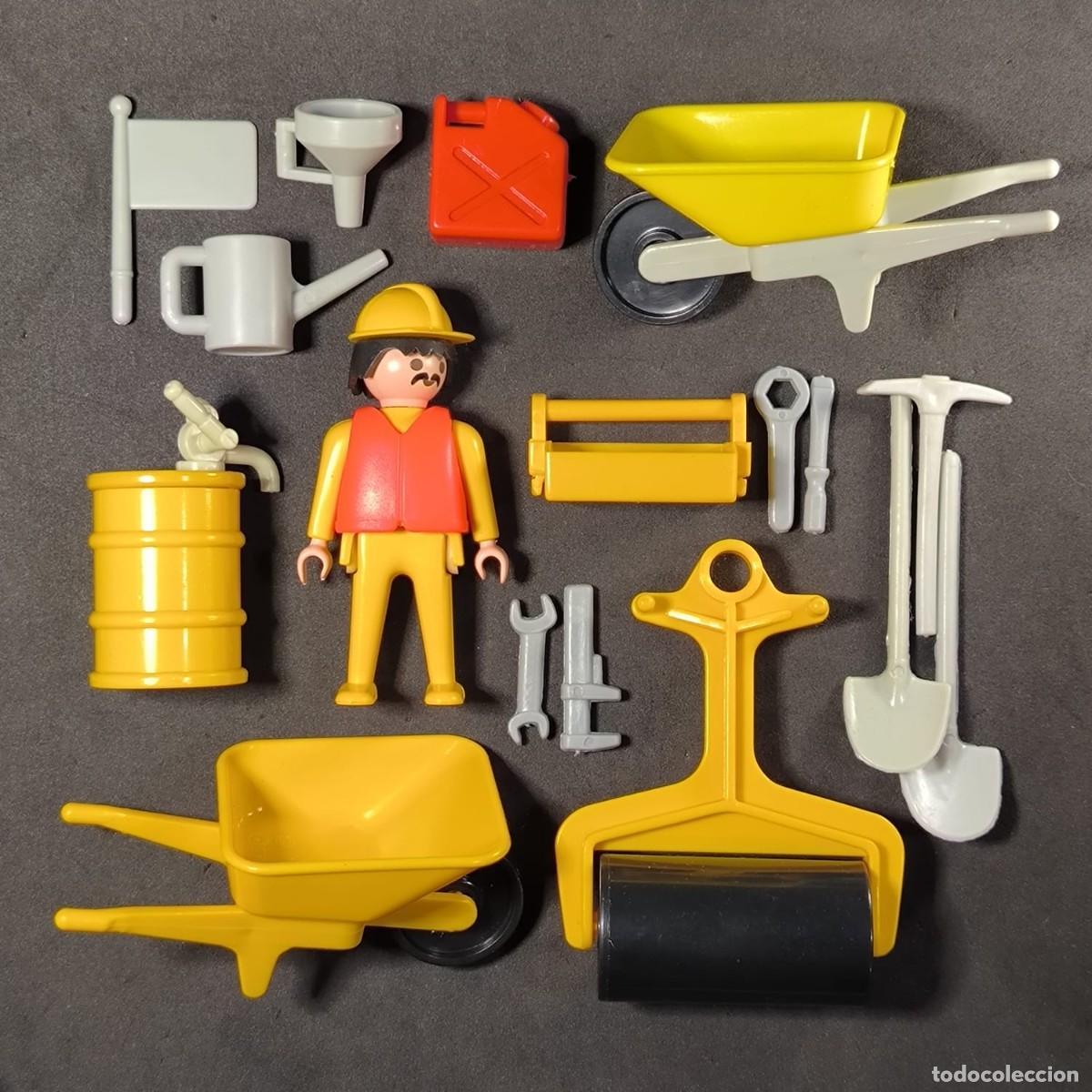 Playmobil: Playmobil figura con accesorios de construccion ☼