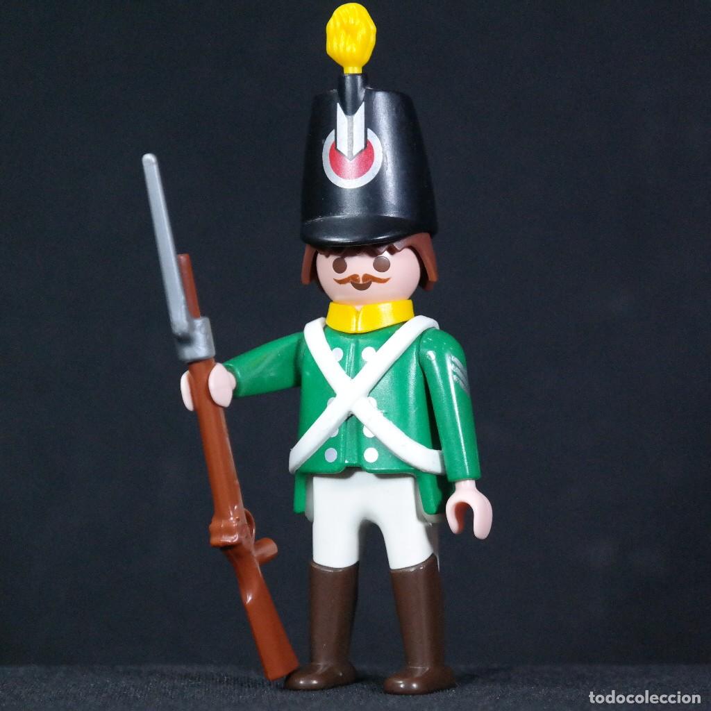 Playmobil: Playmobil soldado casaca verde ☼