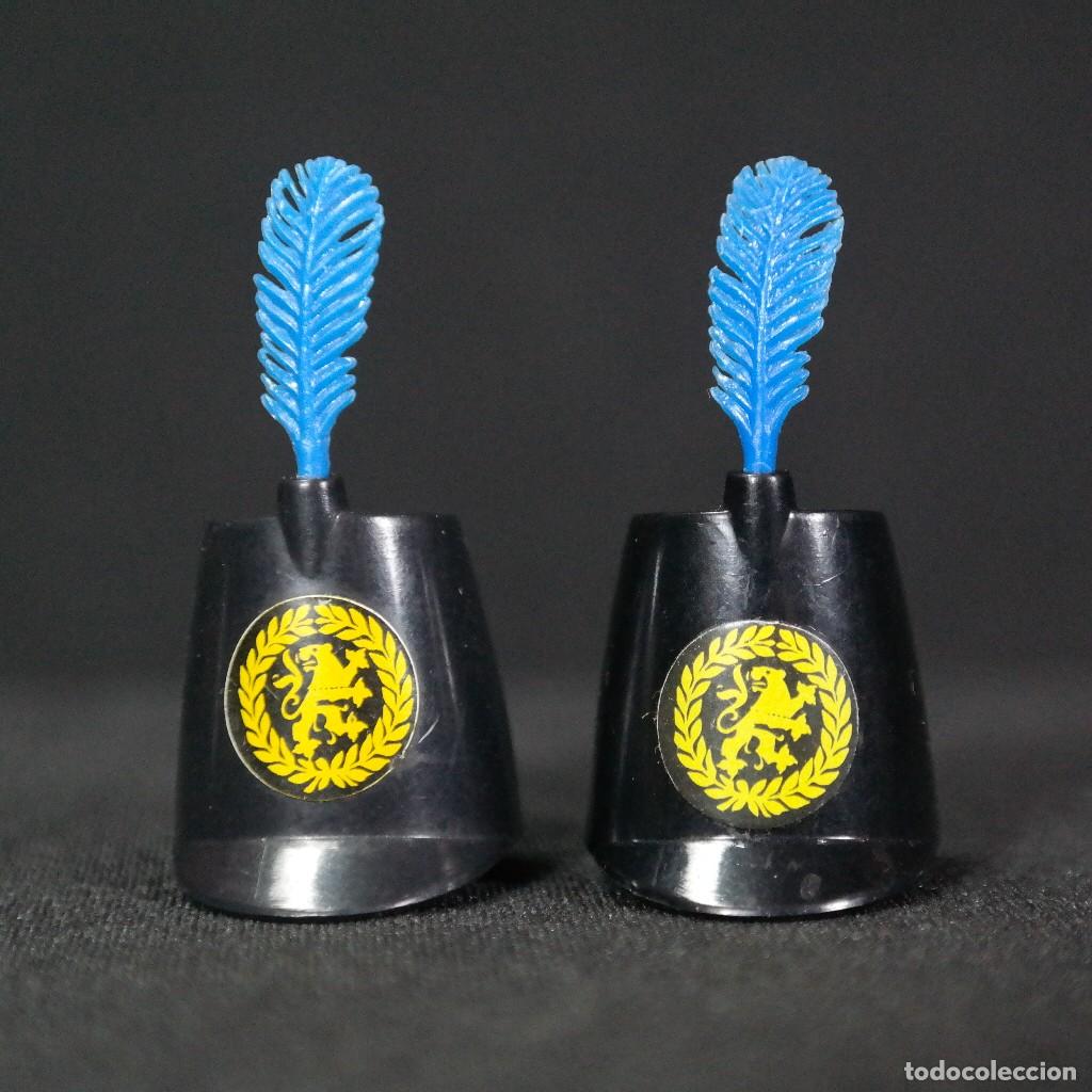 Playmobil: Playmobil dos gorros soldados con plumas azules ☼