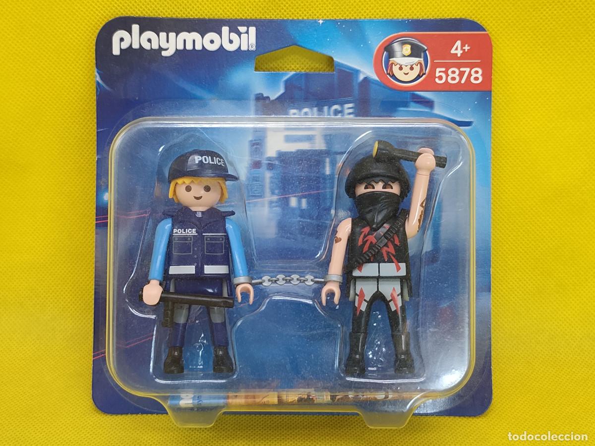 Playmobil: Playmobil Duo pack Polic&iacute;a con ladr&oacute;n REF 5878 Edici&oacute;n Alemana