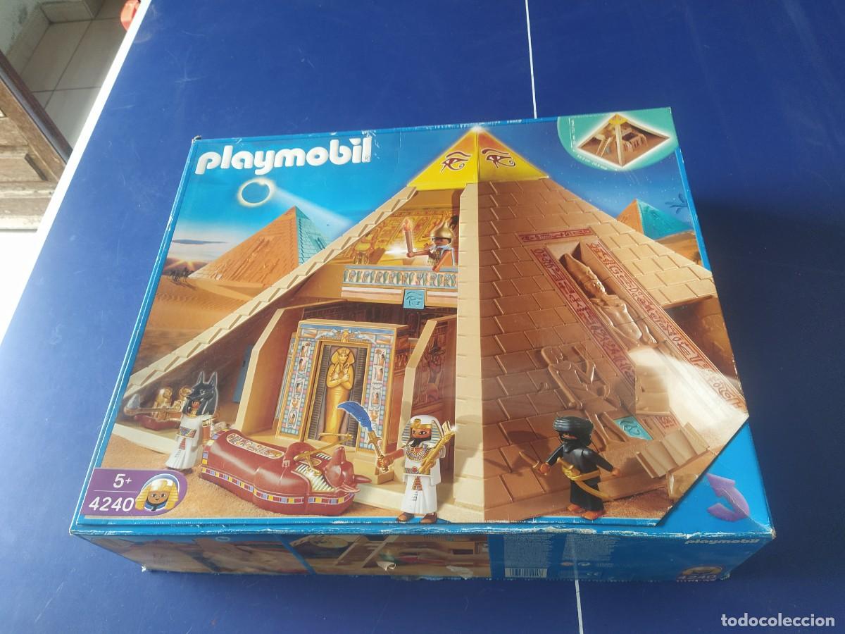 Playmobil: PLAYMOBIL 4240 PIRAMIDE ANTIGUA EGIPTO , CASI COMPLETA