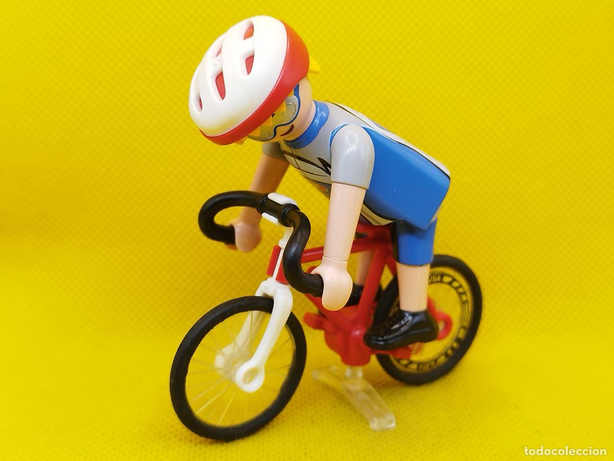 Playmobil: Playmobil Ciclista con bici roja