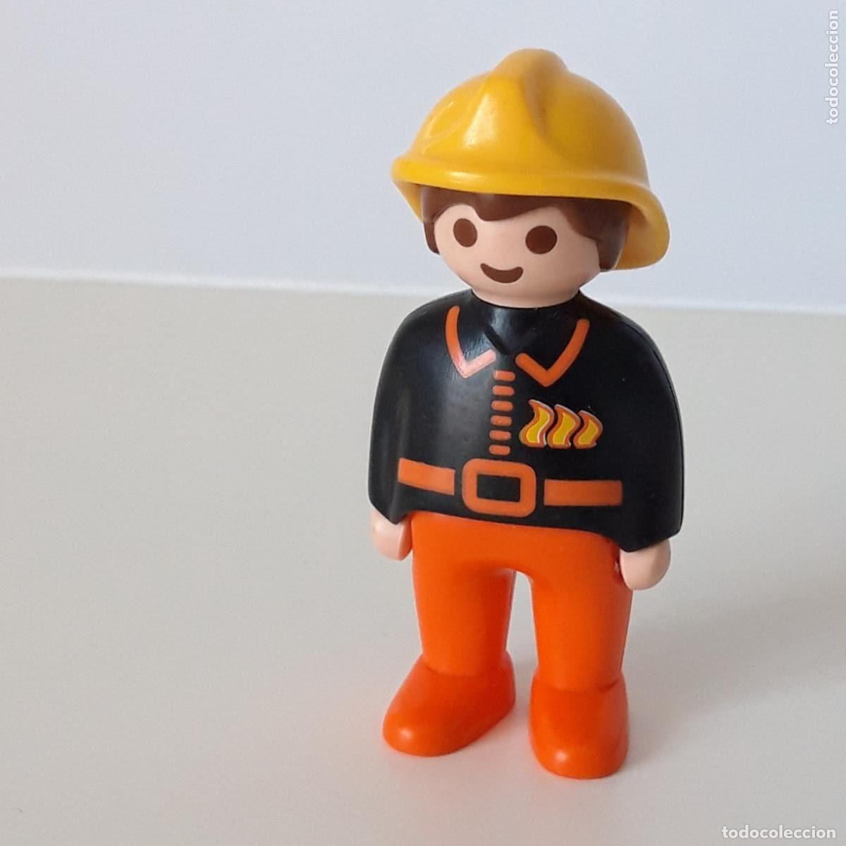 Playmobil: PLAYMOBIL FIGURA 1 2 3 BOMBERO MU&Ntilde;ECO INFANTIL