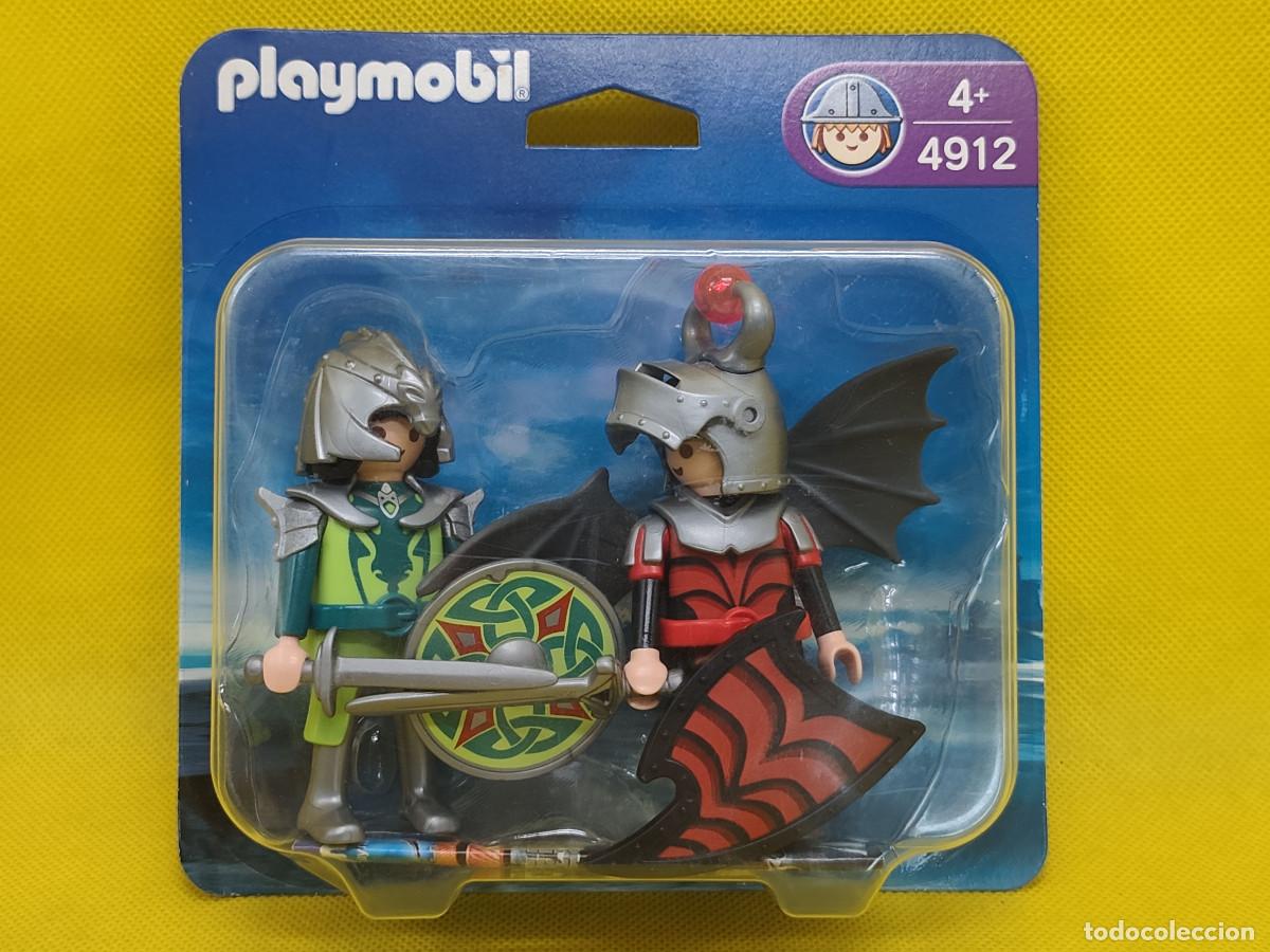 Playmobil: Playmobil Duo pack caballeros del Drag&oacute;n REF 4912