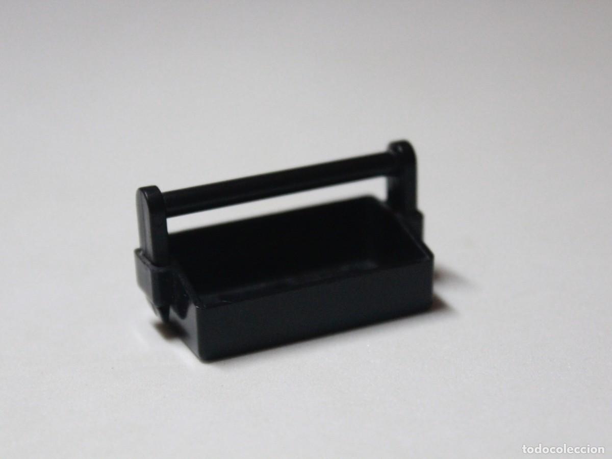 Playmobil: Accesorio playmobil caja de herramientas negra taller mec&aacute;nico