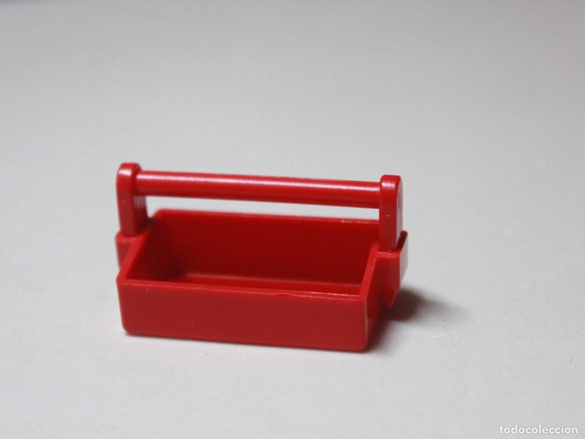 Playmobil: Accesorio playmobil caja de herramientas roja taller mec&aacute;nico