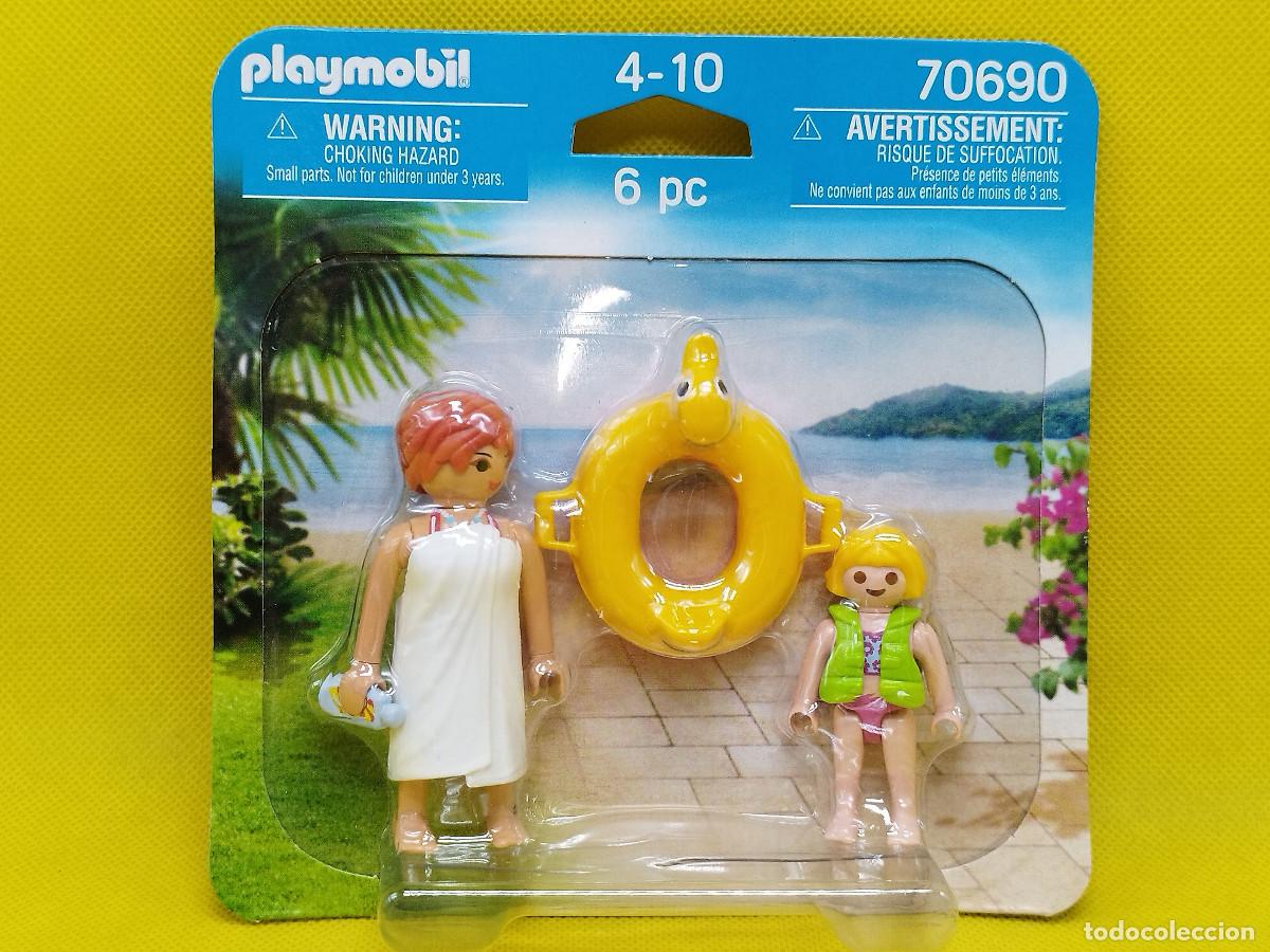 Playmobil: Playmobil Duo pack mujer y ni&ntilde;a de parque acu&aacute;tico REF 70690