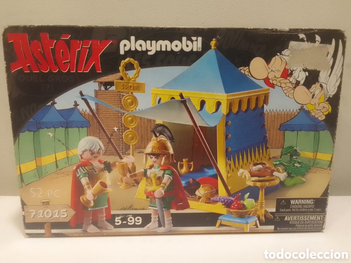 Playmobil: Caja vac&iacute;a Playmobil Ast&eacute;rix REF 71015.