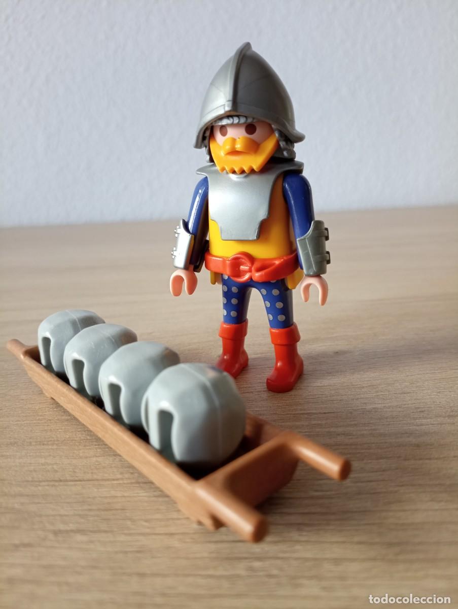 Playmobil: playmobil, lote, artillero del castillo imperial, Ref. 3268, guerrero medieval. edad media.