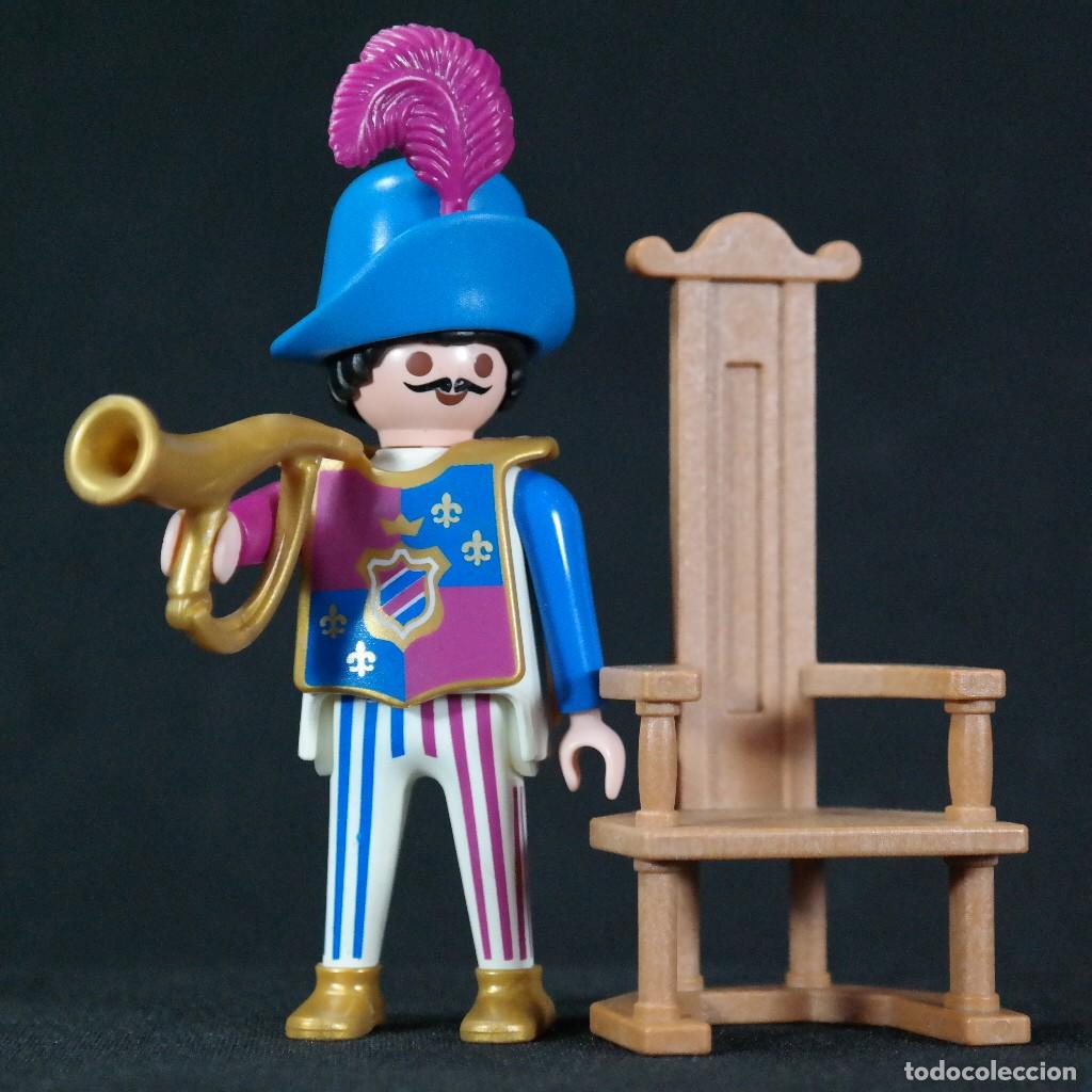 Playmobil: Playmobil trompetista real con trono ☼