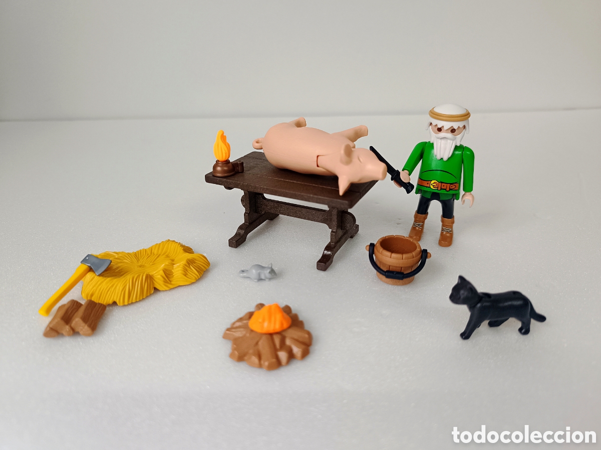 Playmobil: Escena matanza cerdo Playmobil belen