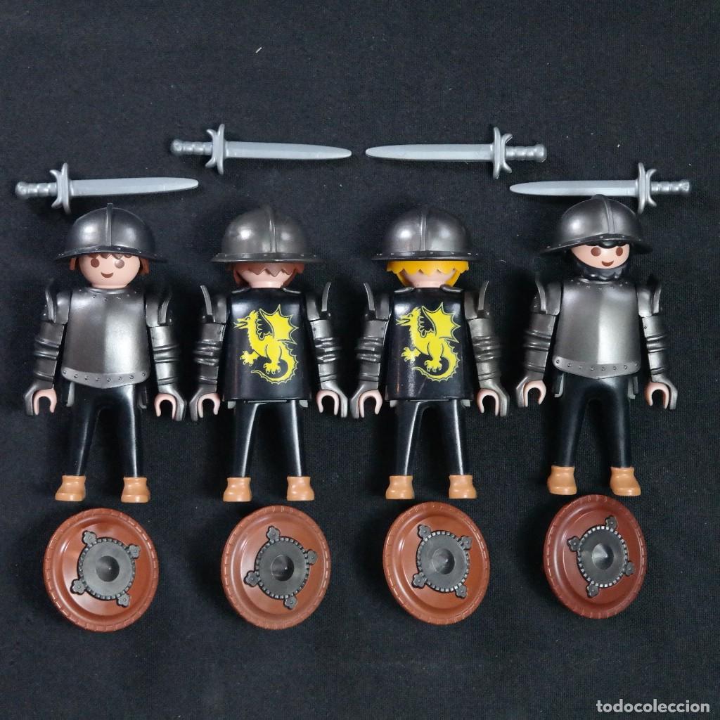 Playmobil: Playmobil 4 caballeros medievales ☼