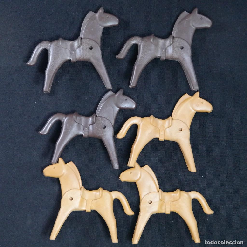 Playmobil: Playmobil 6 caballos con monturas fijas☼
