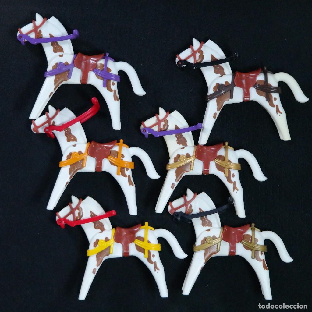 Playmobil: Playmobil 6 caballos medievales ☼