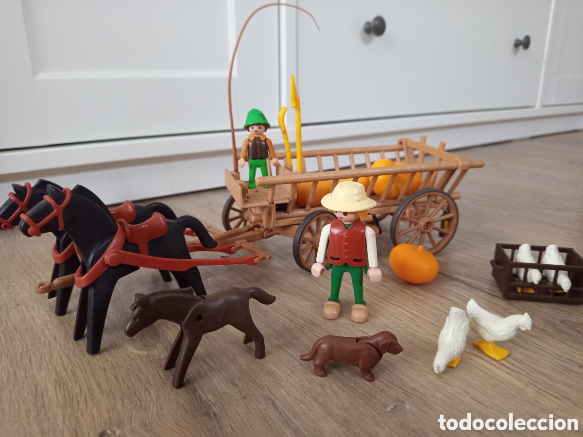 Playmobil: Playmobil, carreta campesinos de epoca