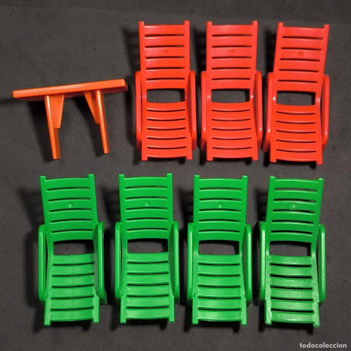 Playmobil: Playmobil reposeras con mesa ☼