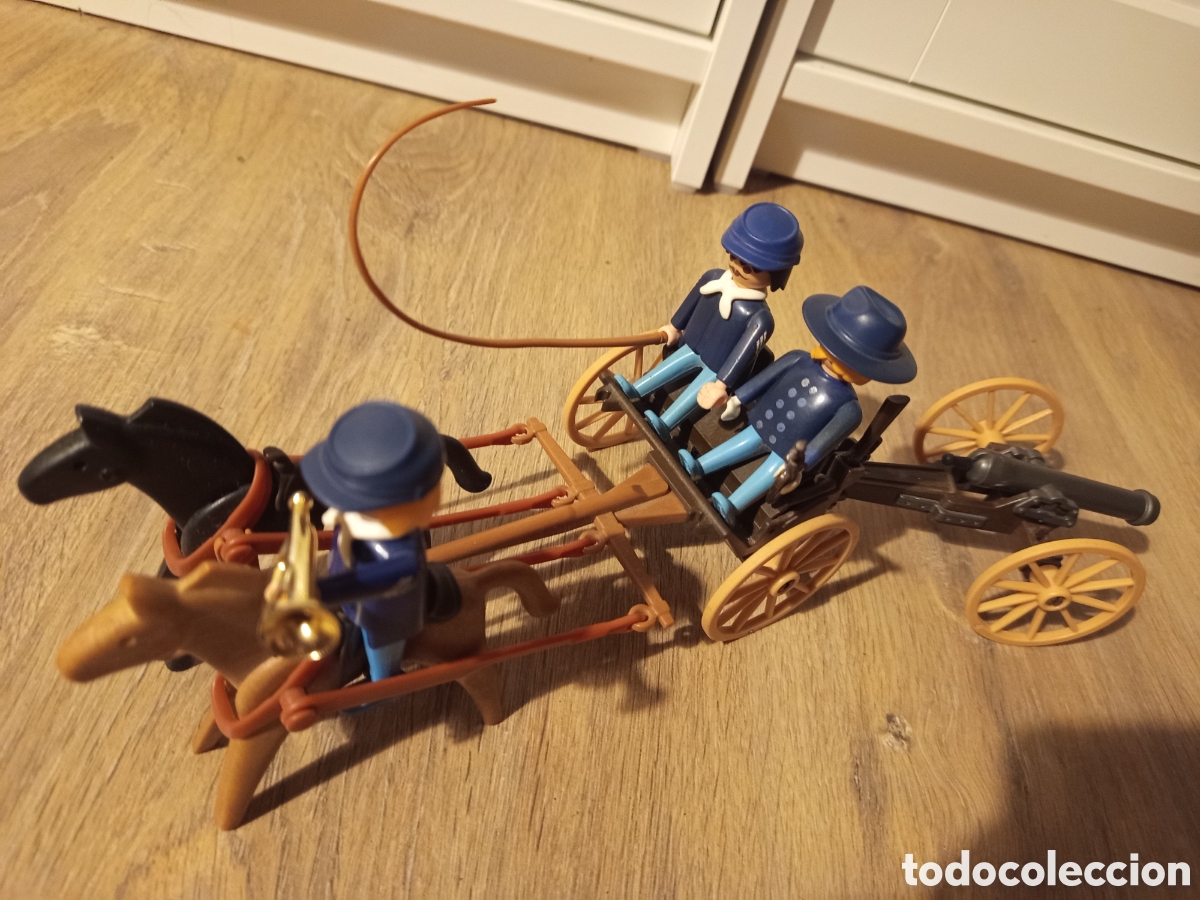 Playmobil: Carreta ca&ntilde;on 7&ordm; de caballeria, Playmobil