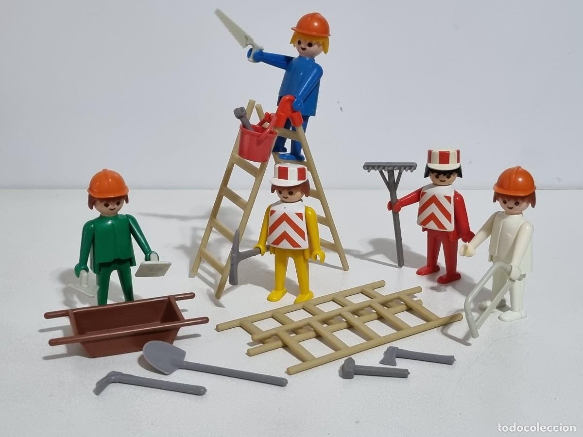 Playmobil: Playmobil 3201 Antiguo Set Construccion Obrero Obra Alba&ntilde;il Contratista