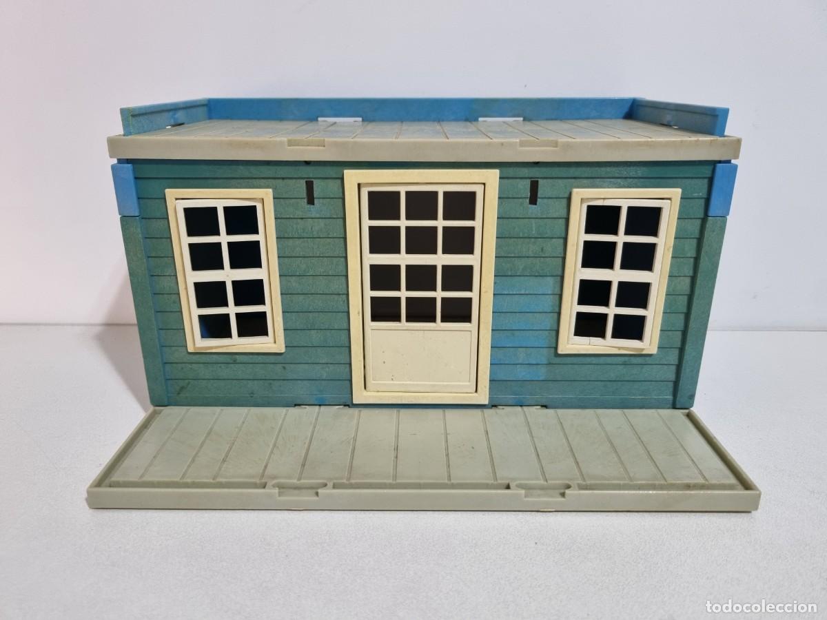 Playmobil: Playmobil 3421 Casa Azul Antigua Oeste Western Granja Rancho Pueblo Diorama