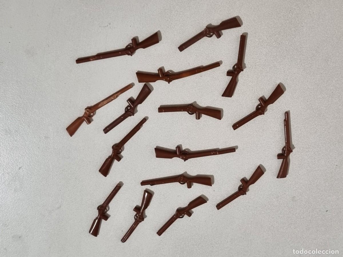 Playmobil: Playmobil Lote Escopeta Rifle Marron TARA Oeste Western Soldado Nordista Arma