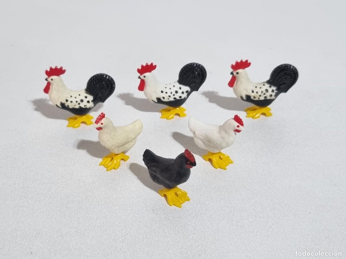 Playmobil: Playmobil Lote Gallina Gallo Corral Gallinero Granja Oeste Western Rancho