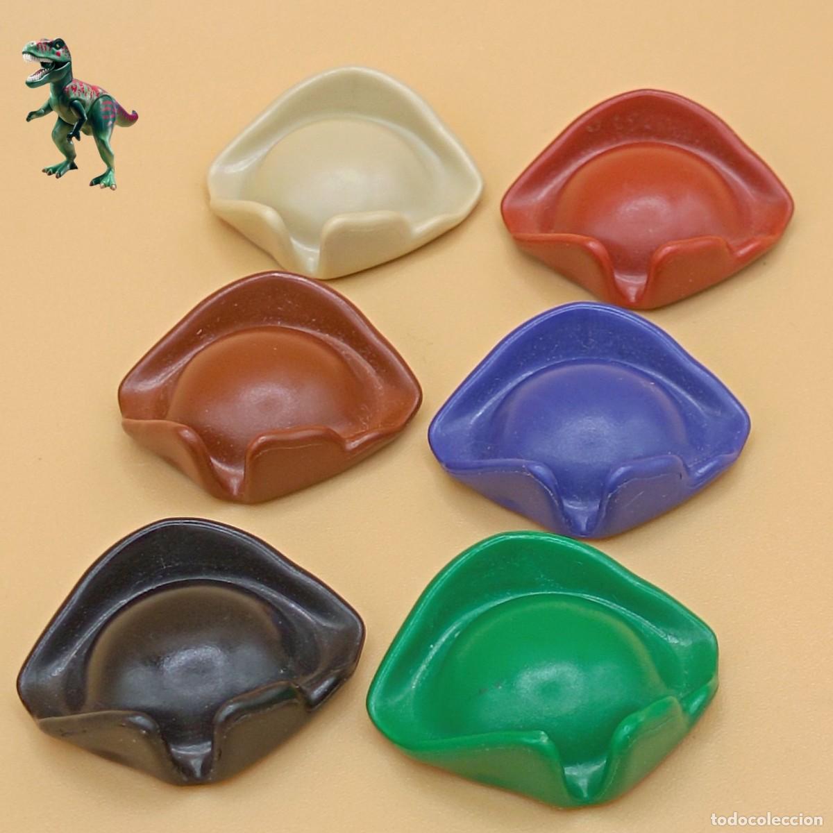 Playmobil: Playmobil lote sombreros tricornios de colores capitan pirata marinero bucanero corsario medieval