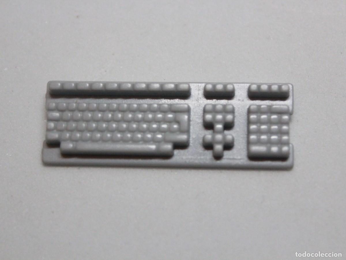 Playmobil: Accesorio playmobil teclado ordenador gris inform&aacute;tica oficina