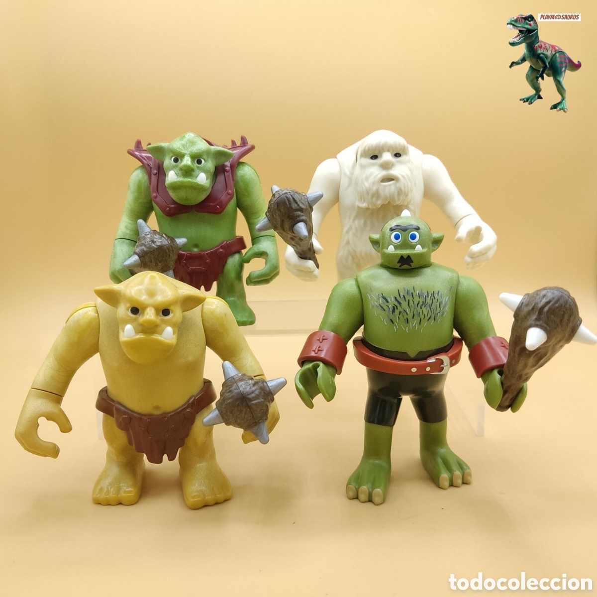 Playmobil: Playmobil ejercito orco troll gigante monstruos grandes mazo de guerra guerreros grandes