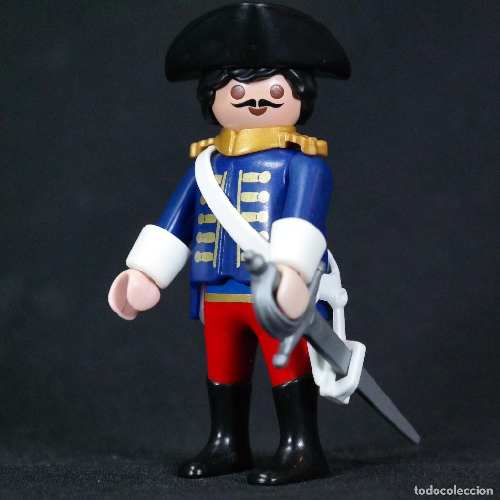 Playmobil: Playmobil soldado casaca azul ☼