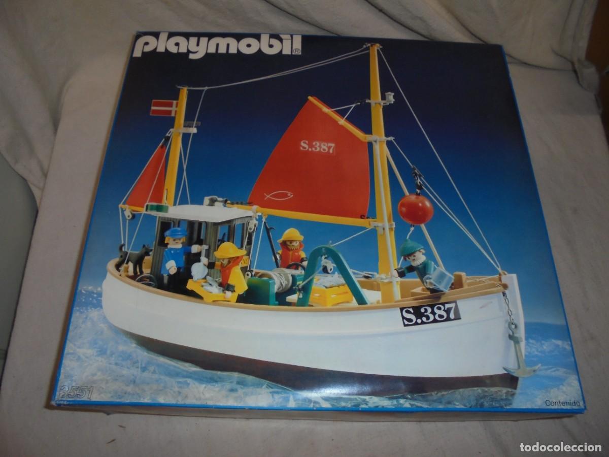 Playmobil: magnifico barco de playmobil 3551 en su caja