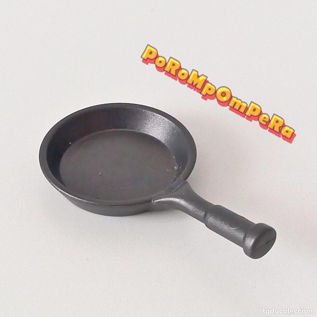 Playmobil: PLAYMOBIL sarten oscura metalizada cocina restaurante bar - DIFERENTES SET/S T5