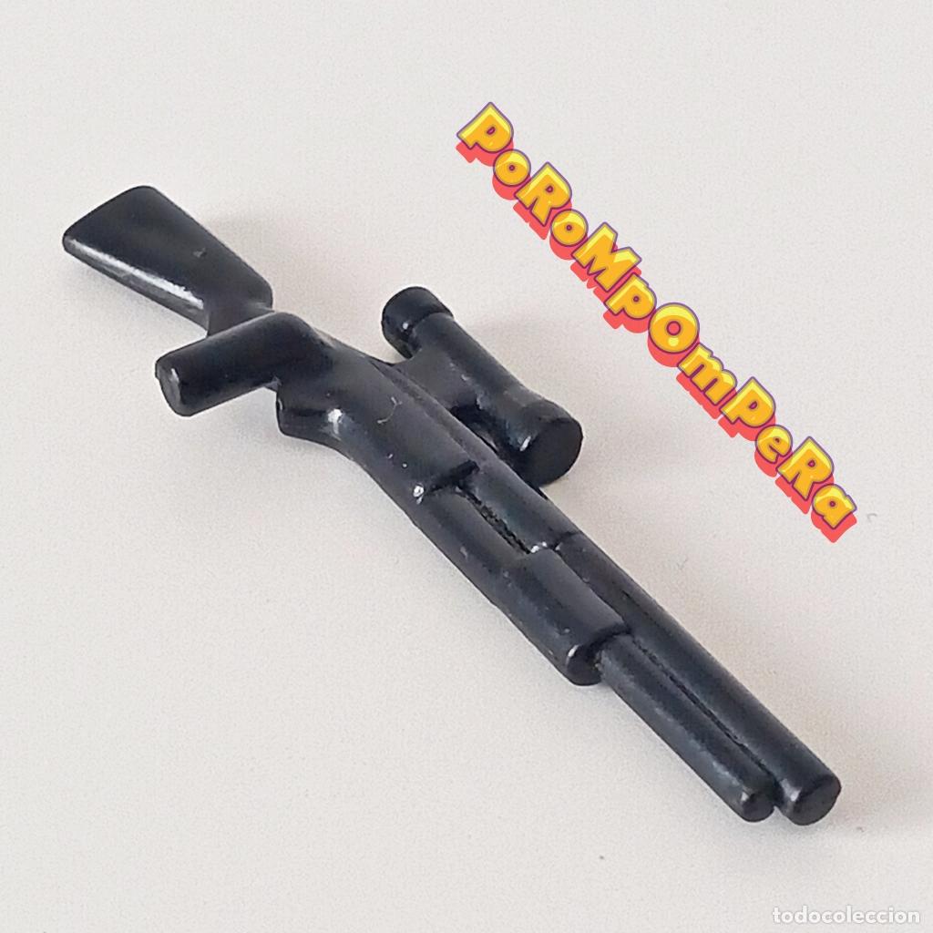 Playmobil: PLAYMOBIL rifle negro mira telesc&oacute;pica fusil escopeta francotirador cazador T5