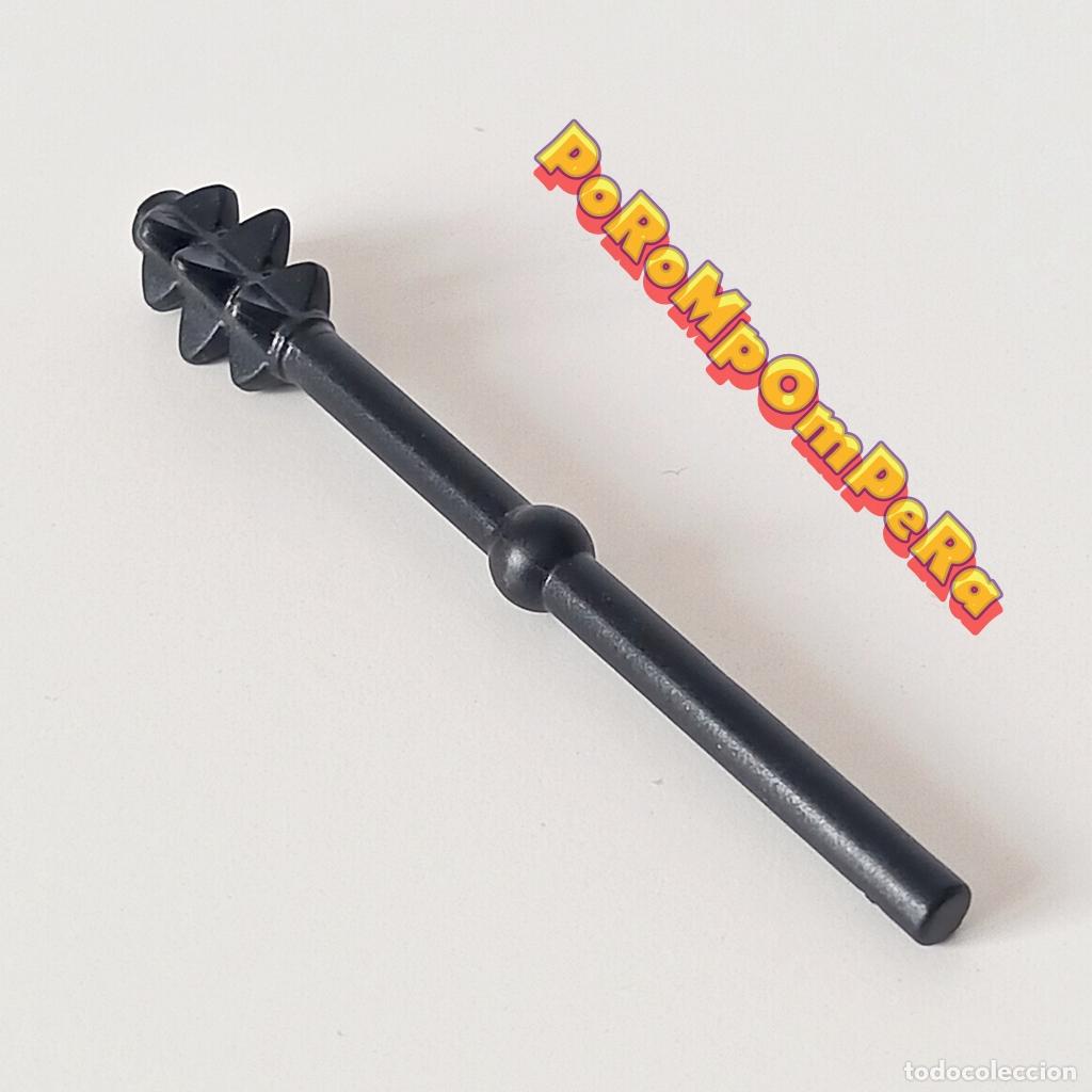 Playmobil: PLAYMOBIL proyectil negro pinchos 4865 4866 487X 4933 5168 5390 maza ca&ntilde;&oacute;n medieval T5