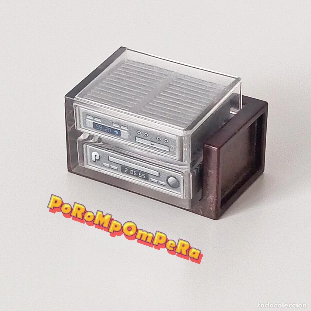 Playmobil: PLAYMOBIL mueble con equipo de M&Uacute;SICA est&eacute;reo cadena sonido HI-FI reproductor cd T5