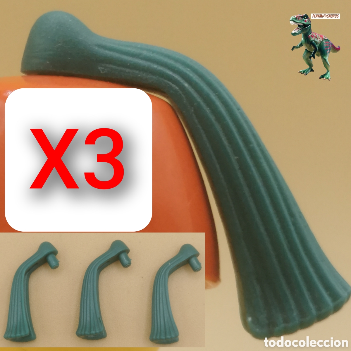 Playmobil: PLAYMOBIL X3 borla sombrero fez casco arabe asiatico cordon gorro verde 5480 5484 6327 6328