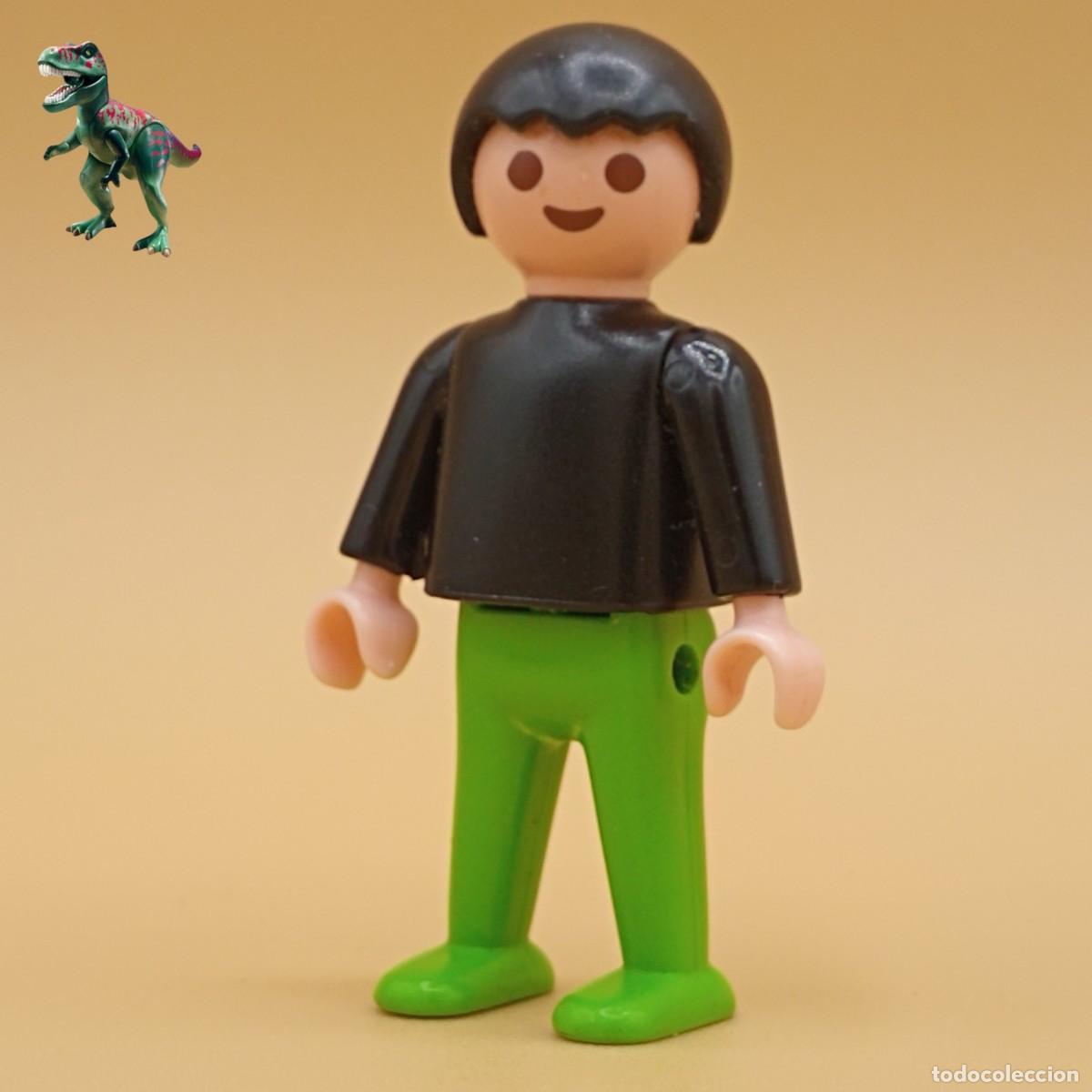 Playmobil: Playmobil figura chico multi deporte ni&ntilde;o patinador skater parque infantil city life 4998