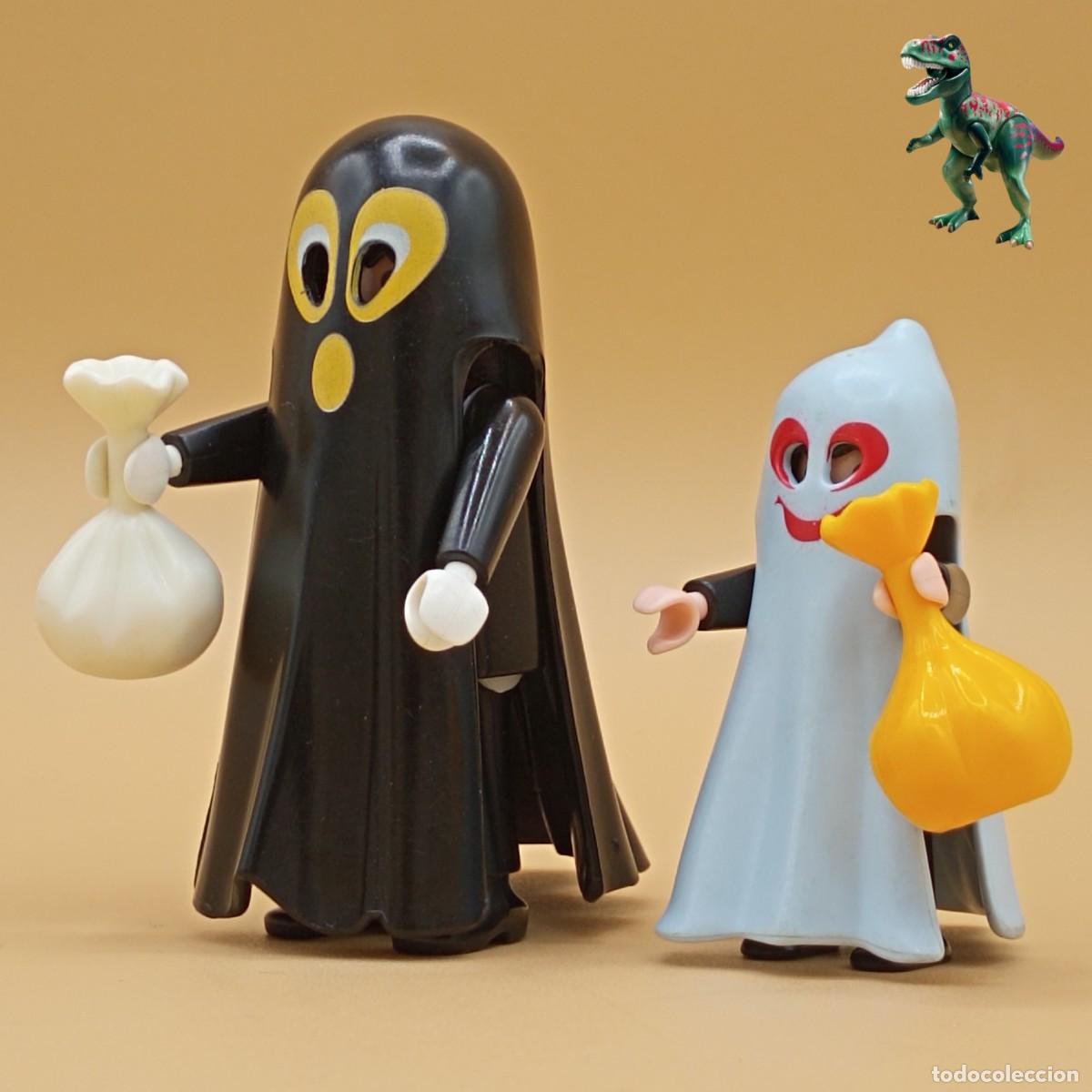 Playmobil: Playmobil 3027 figura fantasma fluorescente sabana disfraz de halloween truco o trato