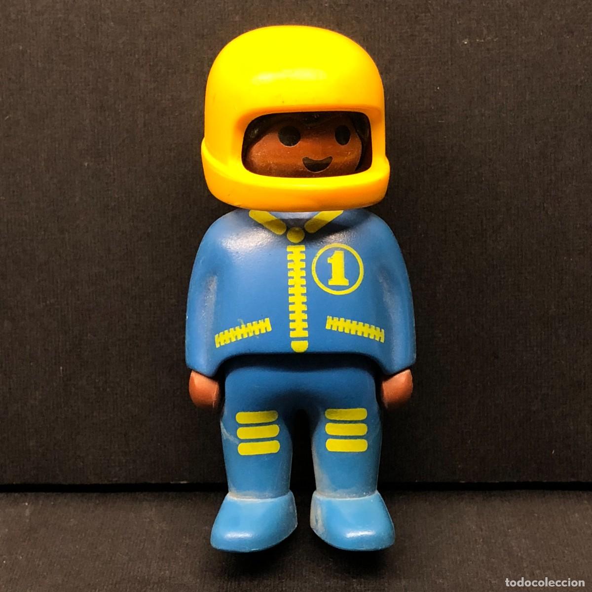 Playmobil: FIGURA - PLAYMOBIL - PILOTO DE CARRERAS - GEOBRA - 1990 - 7 X 3 CM / 564