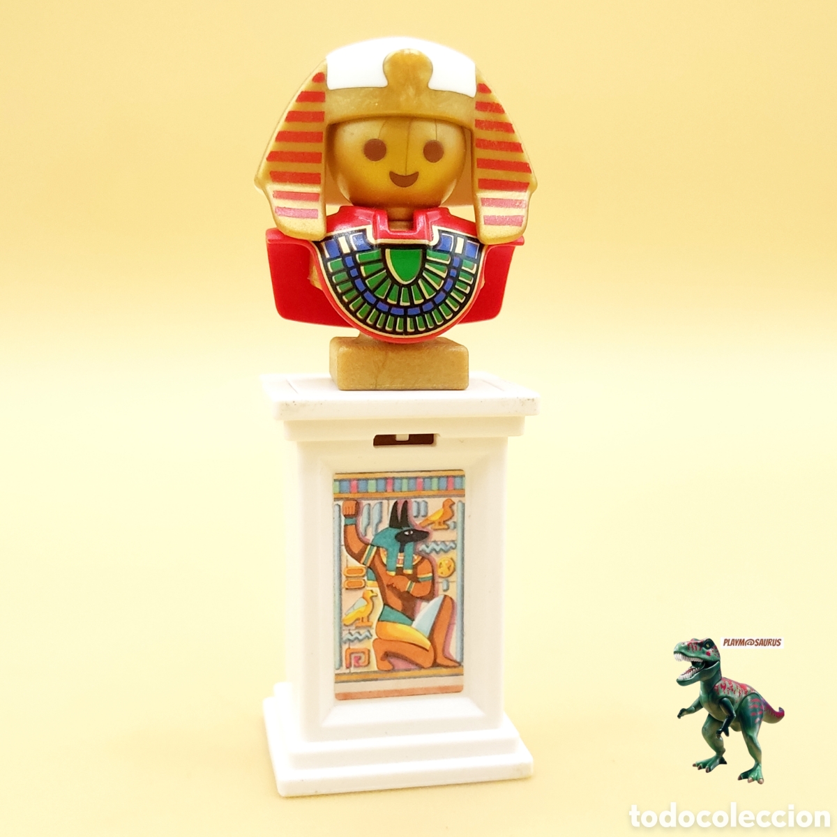 Playmobil: Playmobil busto del faraon de Egipto estatua sobre columna piramide 4168 4240 4241 4242 4243 4244