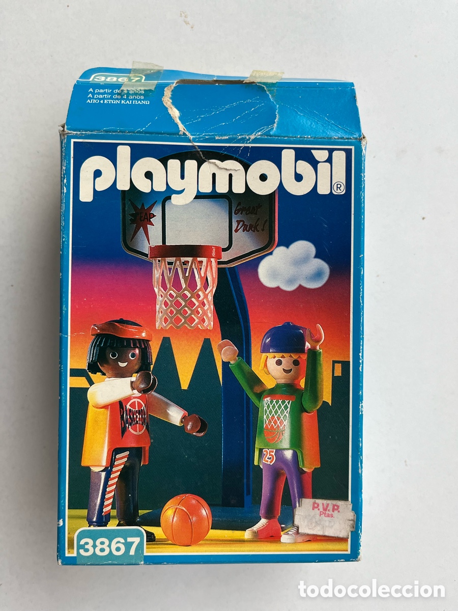 Playmobil: Playmobil 3867 Baloncesto vintage 1996 NUEVO sin usar con caja