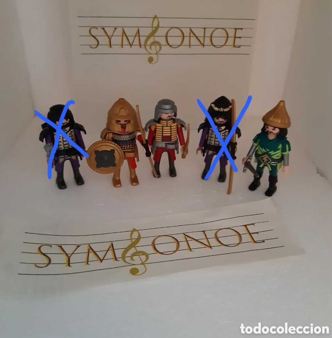 Playmobil: Tres guerreros Samurais Playmobil