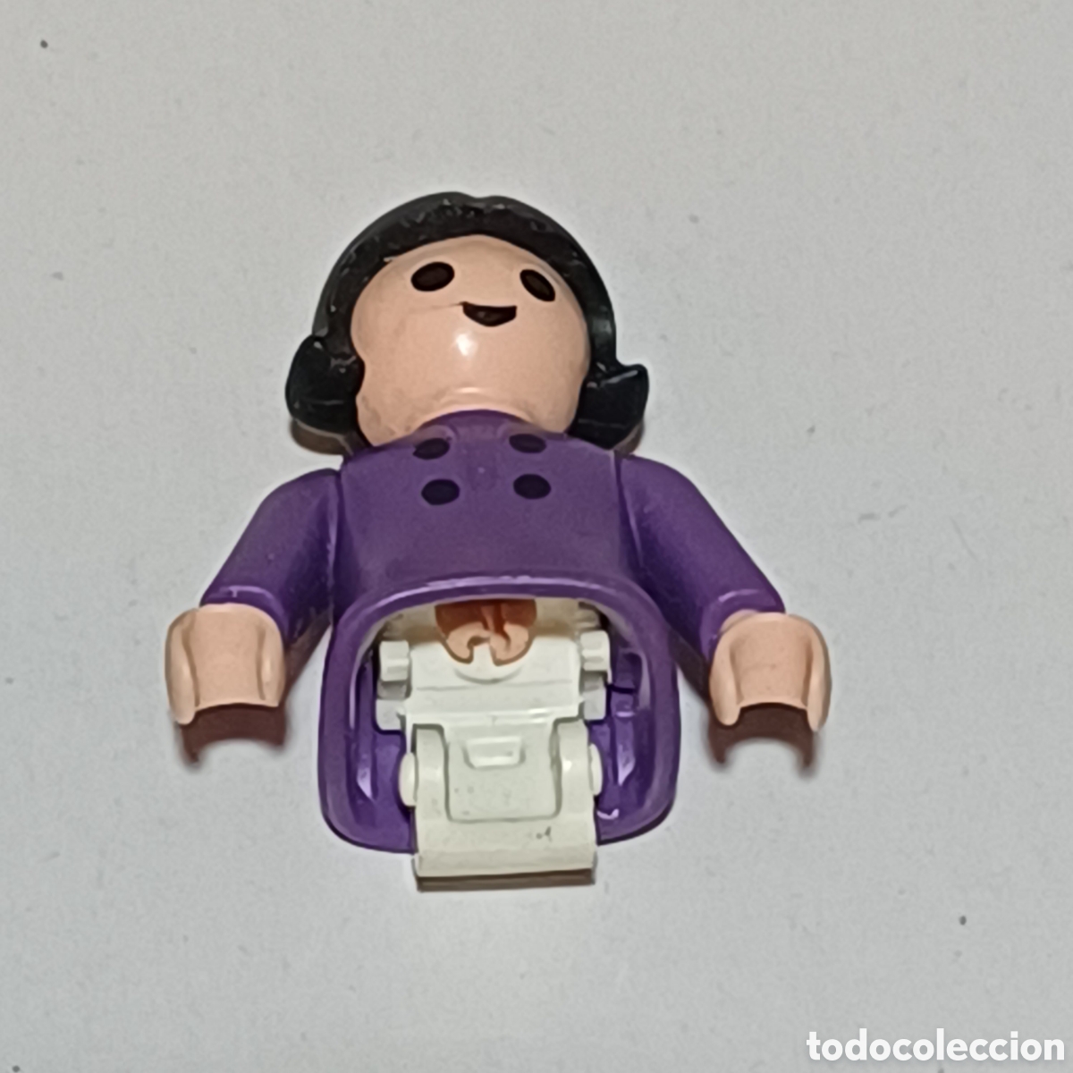 Playmobil: Pieza playmobil figura ni&ntilde;a torso morado con brazos